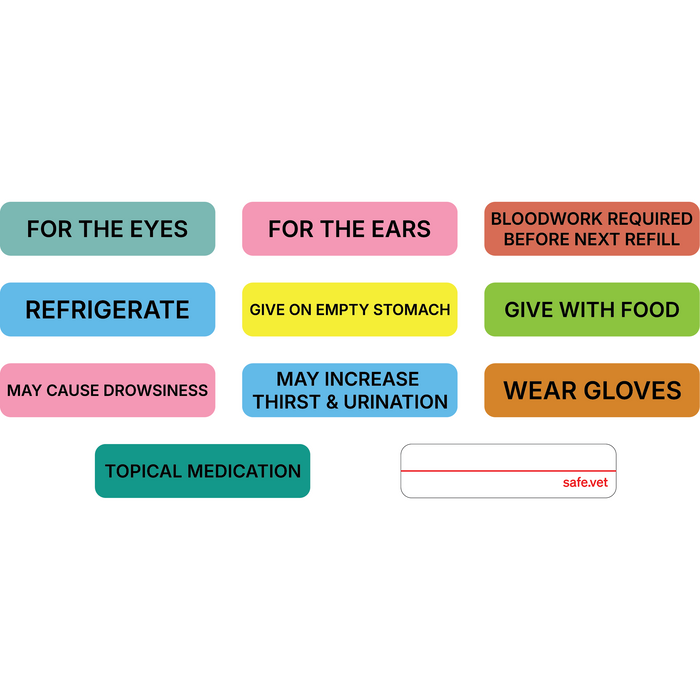Dispensed Medication Label Bundle — 11 Essential Rolls