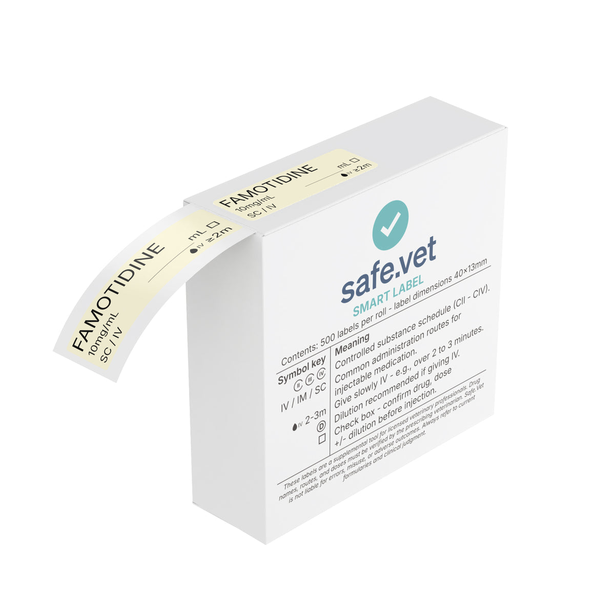 Veterinary Syringe Labels - Famotidine