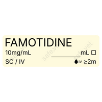 Veterinary Syringe Labels - Famotidine