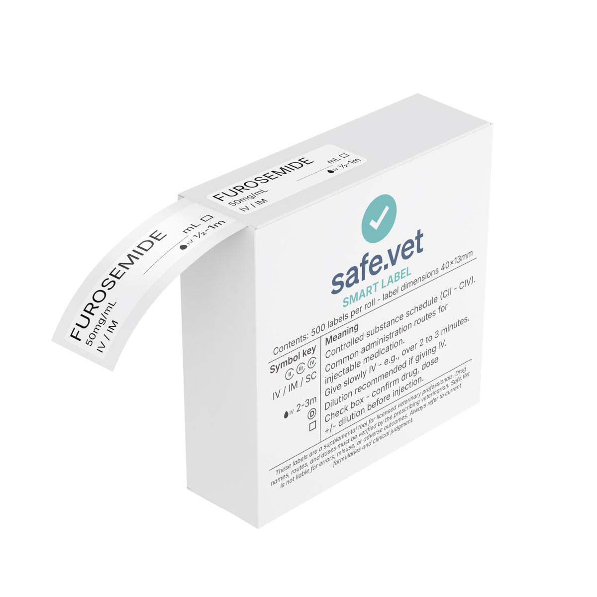 Veterinary Syringe Labels - Furosemide
