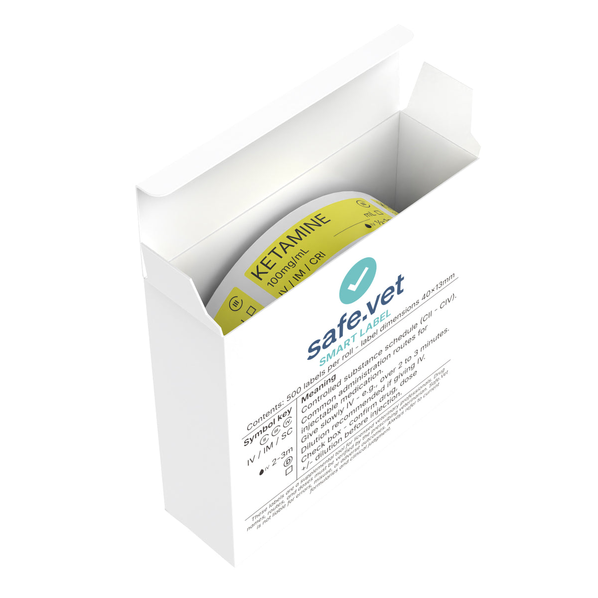 Veterinary Syringe Labels - Ketamine