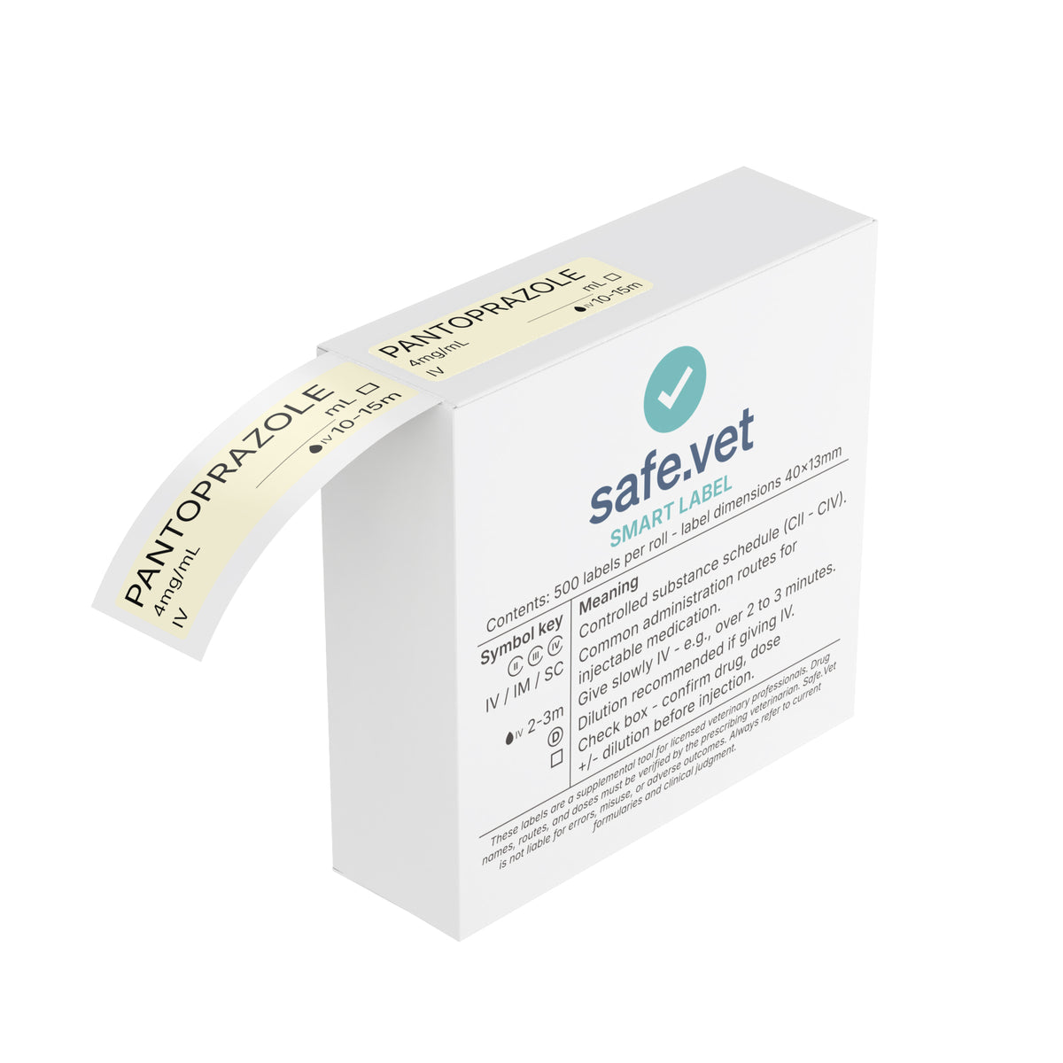 Veterinary Syringe Labels - Pantoprazole