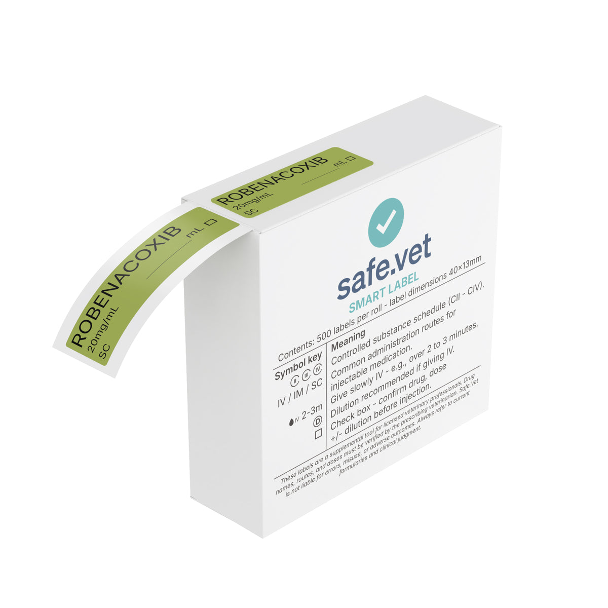 Veterinary Syringe Labels - Robenacoxib (Onsior)