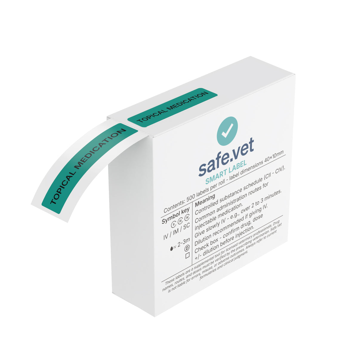 "Topical Medication" Dispensing Labels