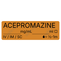 Veterinary Syringe Labels - Acepromazine