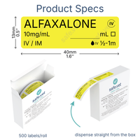 Veterinary Syringe Labels - Alfaxalone (Alfaxan)