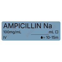 Veterinary Syringe Labels - Ampicillin Na