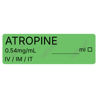 Veterinary Syringe Labels - Atropine