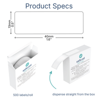 Blank Veterinary Syringe Labels — Write-On White Labels for Custom Drug Identification