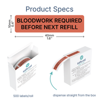 "Bloodwork Required Before Next Refill" Dispensing Labels