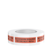 "Bloodwork Required Before Next Refill" Dispensing Labels