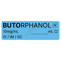 Veterinary Syringe Labels for Butorphanol