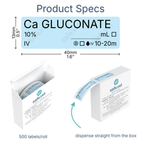Veterinary Syringe Labels - Calcium Gluconate