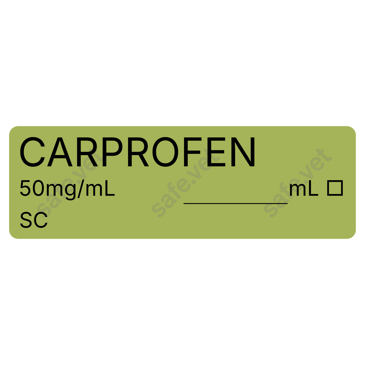 Veterinary Syringe Labels - Carprofen (Rimadyl)