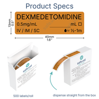 Veterinary Syringe Labels - Dexmedetomidine (Dexdomitor)