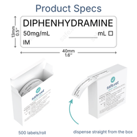Veterinary Syringe Labels - Diphenhydramine