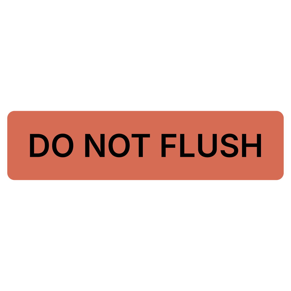 Veterinary IV Line Safety Labels - "Do Not Flush"