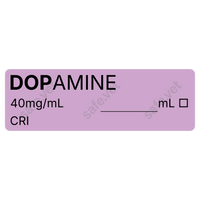 Veterinary Syringe Labels - Dopamine
