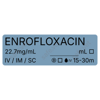 Veterinary Syringe Labels - Enrofloxacin (Baytril)