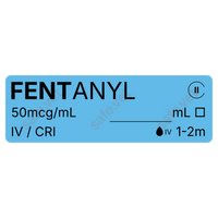Veterinary Syringe Labels for Fentanyl