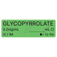 Veterinary Syringe Labels - Glycopyrrolate