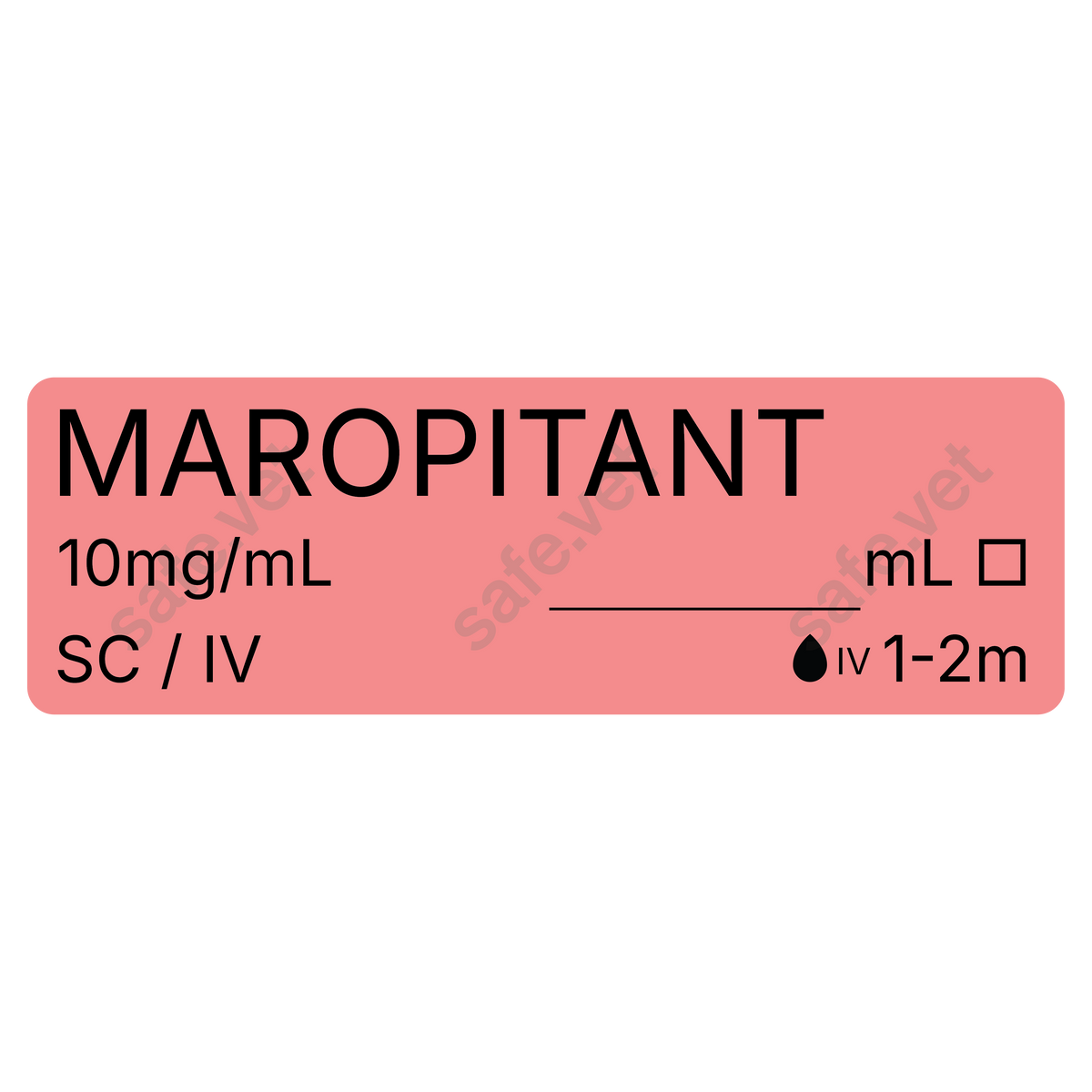 Veterinary Syringe Labels - Maropitant (Cerenia)