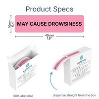 "May Cause Drowsiness" Dispensing Labels