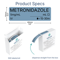 Veterinary Syringe Labels - Metronidazole