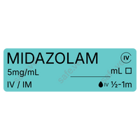 Veterinary Syringe Labels - Midazolam