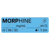 Veterinary Syringe Labels for Morphine