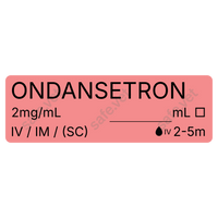 Veterinary Syringe Labels - Ondansetron