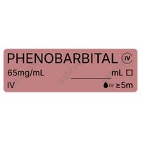 Veterinary Syringe Labels - Phenobarbital