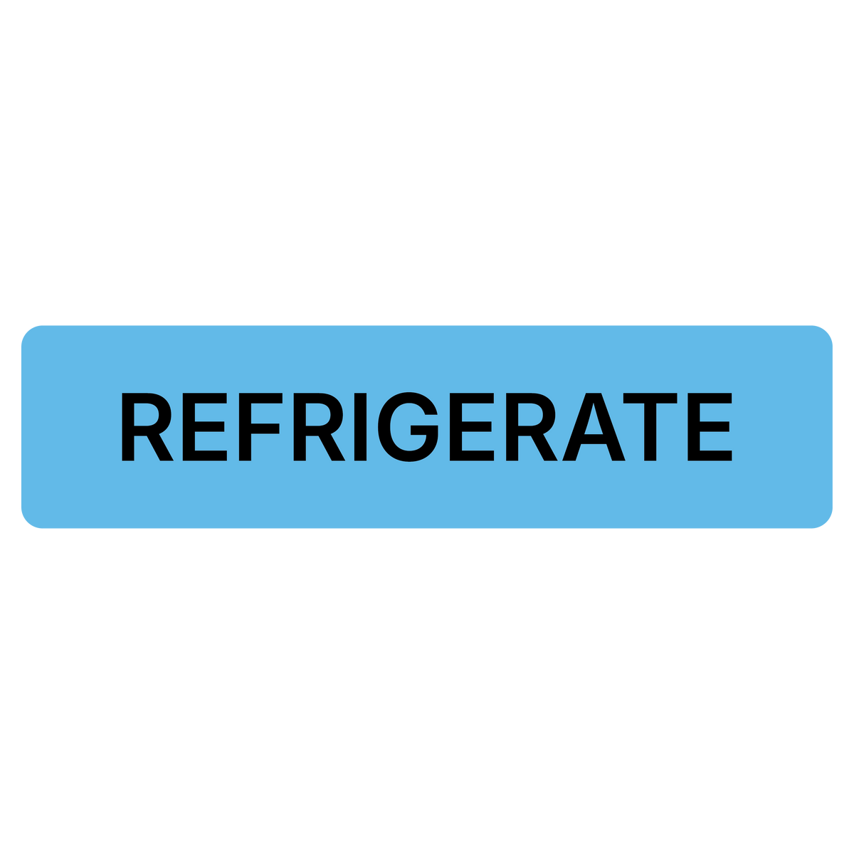 "Refrigerate" Dispensing Labels