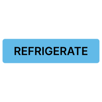 "Refrigerate" Dispensing Labels