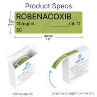 Veterinary Syringe Labels - Robenacoxib (Onsior)
