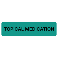 "Topical Medication" Dispensing Labels