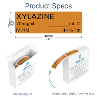 Veterinary Syringe Labels - Xylazine