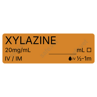 Veterinary Syringe Labels - Xylazine