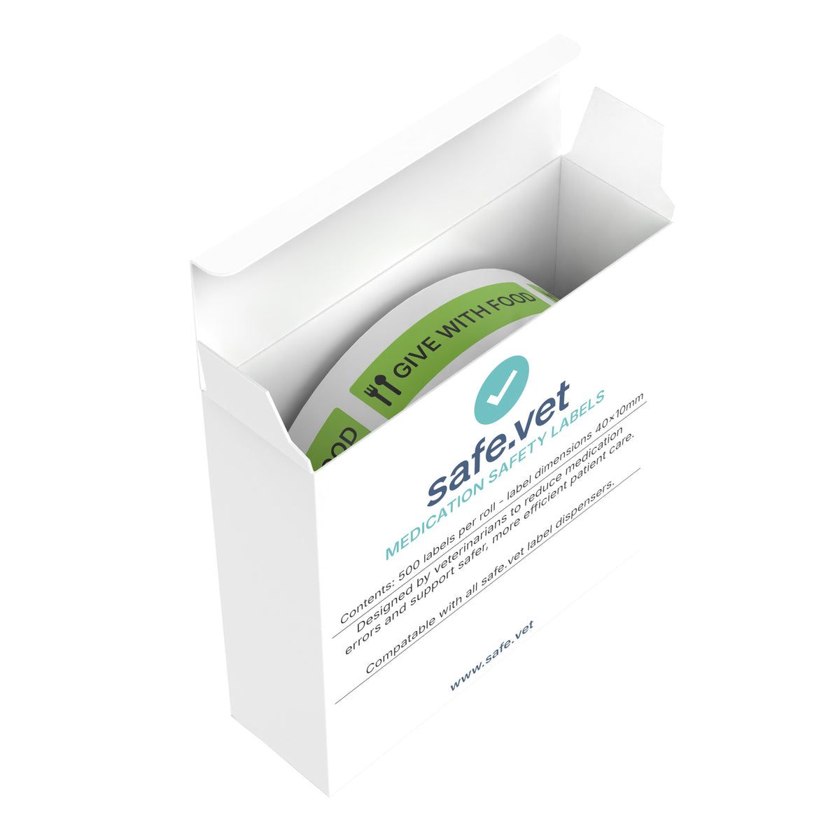 "Give With Food" Dispensing Labels