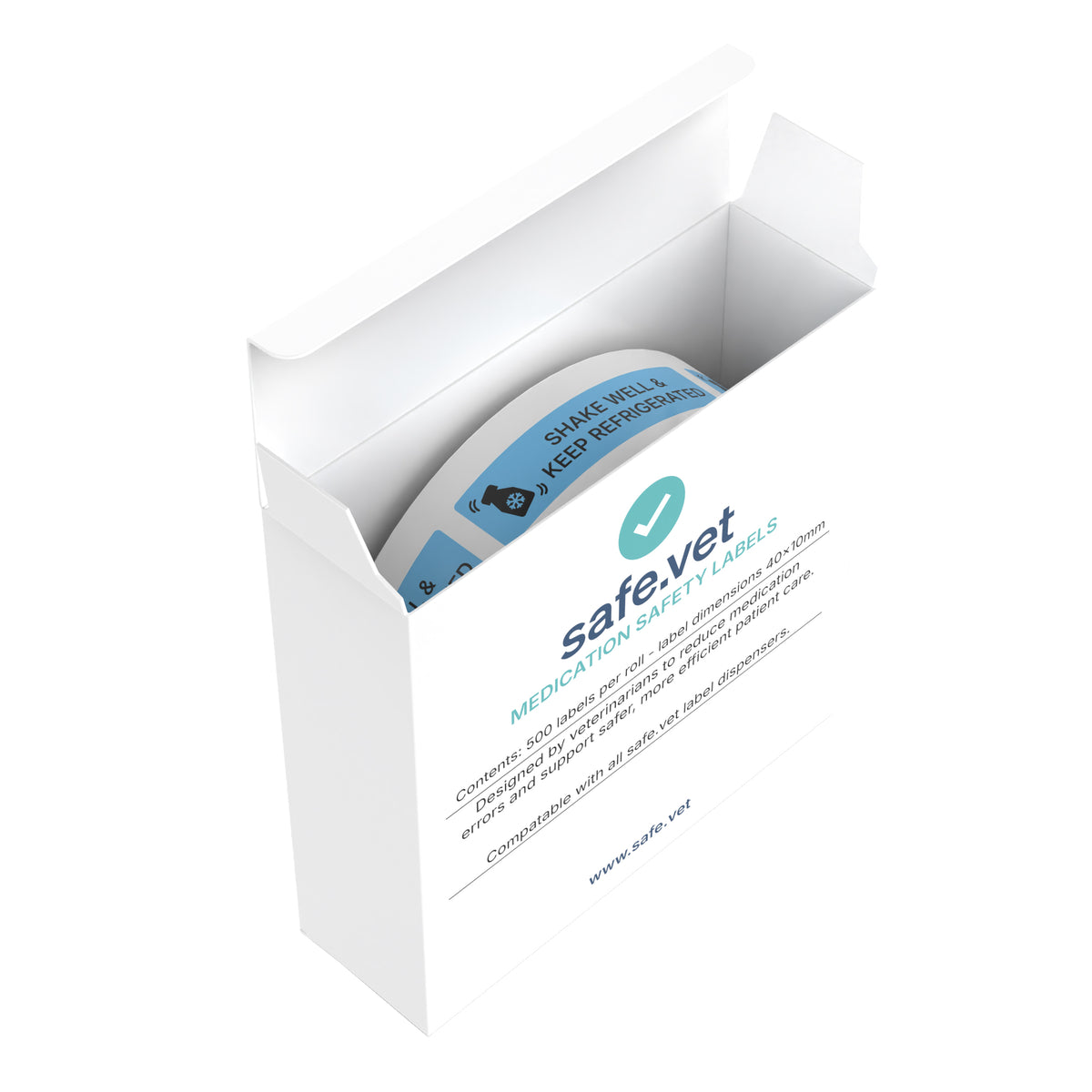 "Shake Well & Keep Refrigerated" Dispensing Labels