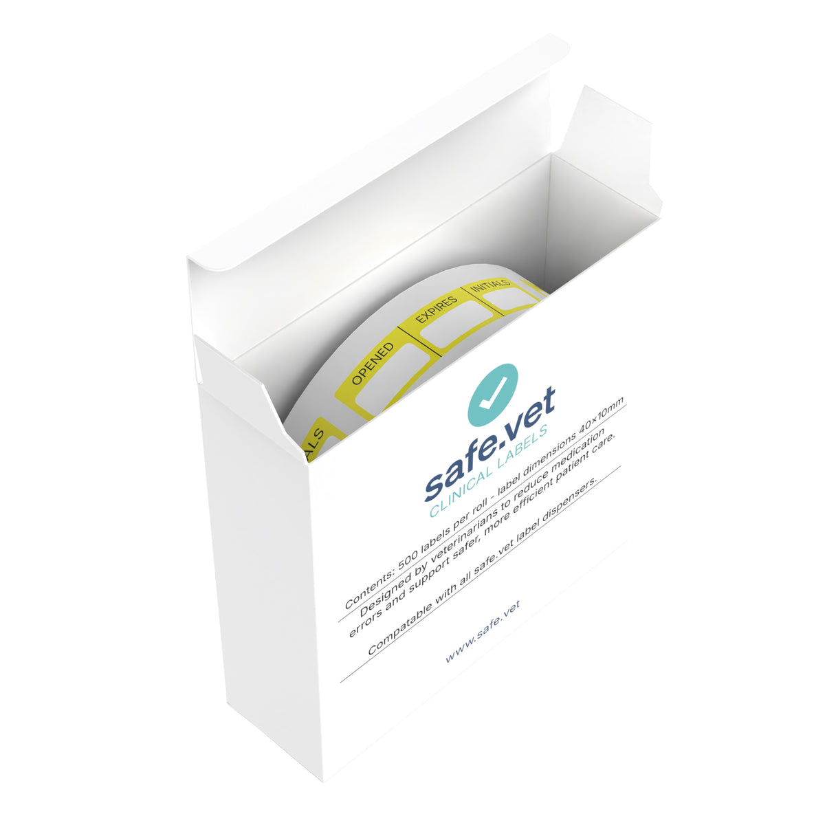 Expiration Veterinary Pharmacy Labels – Opened / Expires / Initials Dispensing Stickers