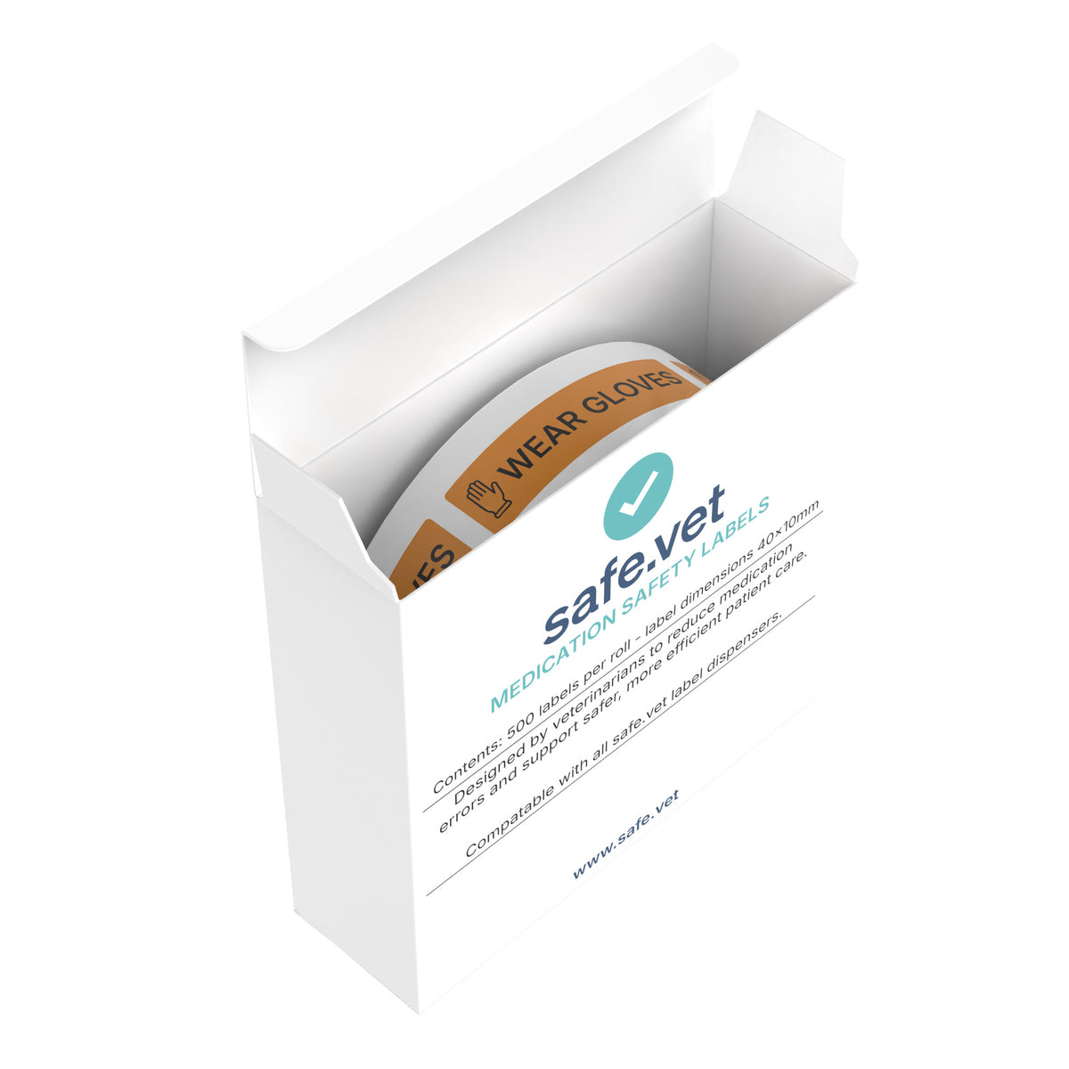 "Wear Gloves" Dispensing Labels