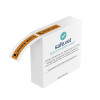 "Shake Well" Veterinary Dispensing Labels – Pharmacy Instruction Stickers Roll of 500 | Vet Prescription Reminder Labels for Client Medications & Safety (Copy) (Copy)
