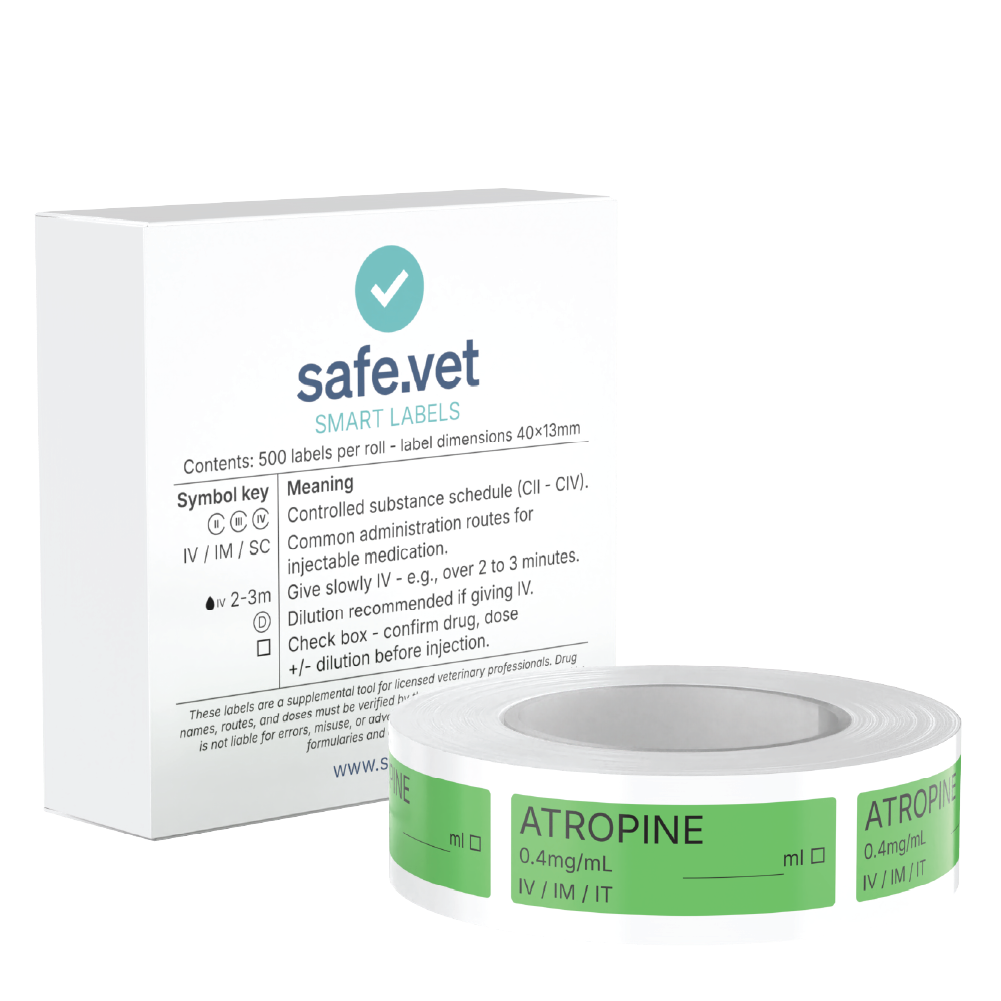 Atropine Syringe Labels