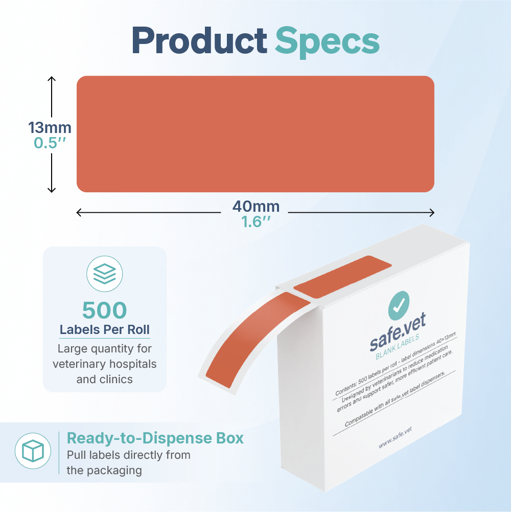 Blank Syringe Labels