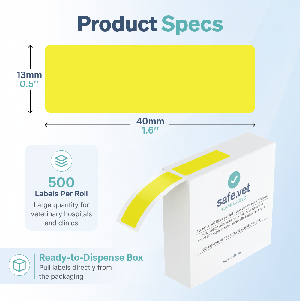 Blank Syringe Labels