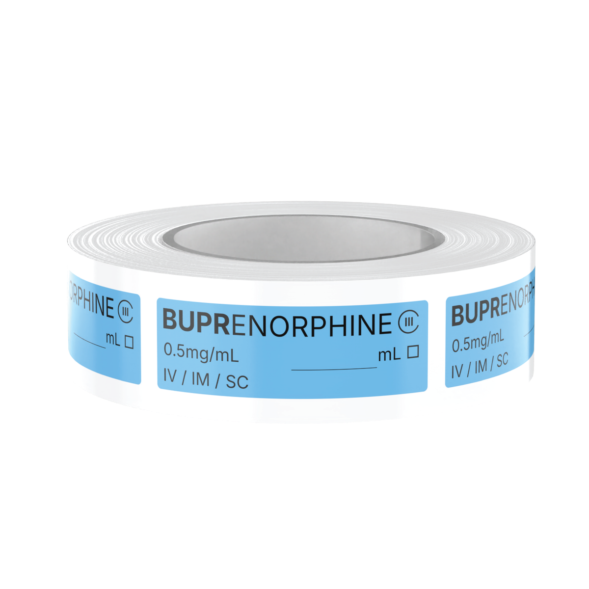 Buprenorphine Syringe Labels
