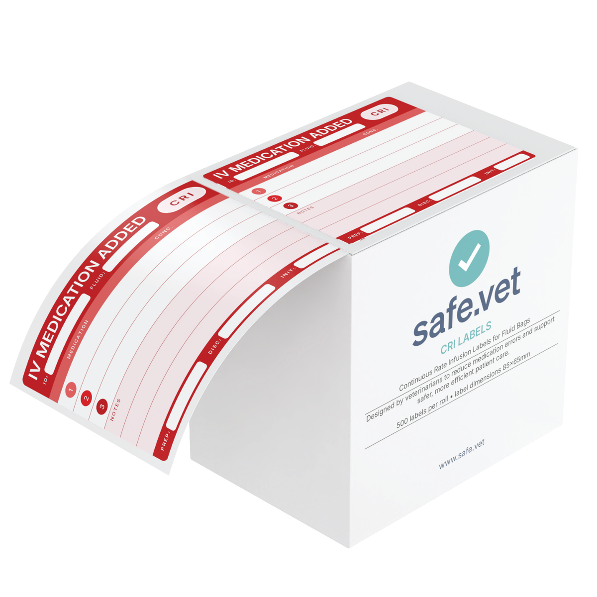 CRI (Constant Rate Infusion) Labels | IV Medication Added Labels