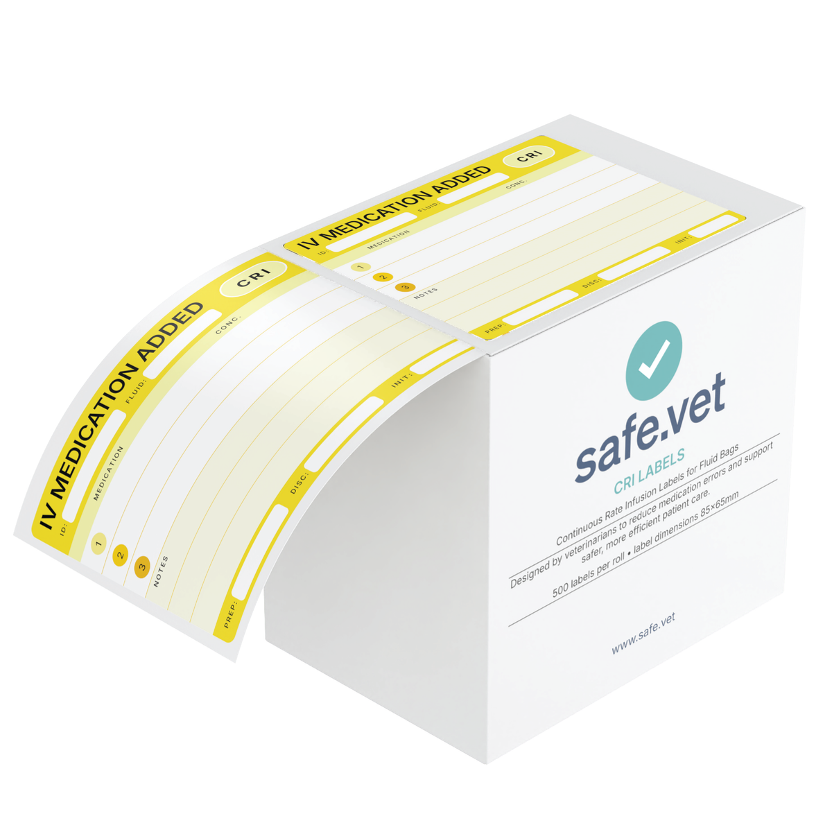 CRI (Constant Rate Infusion) Labels | IV Medication Added Labels