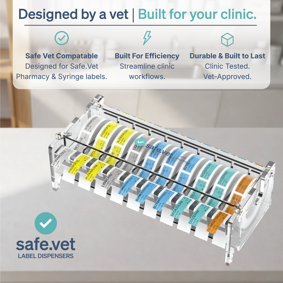 Veterinary Label Dispenser System
